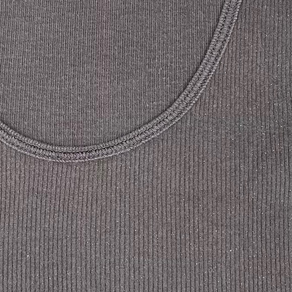 Express | Gray Ribbed Racerback Muscle Tee - Picture 5 of 16